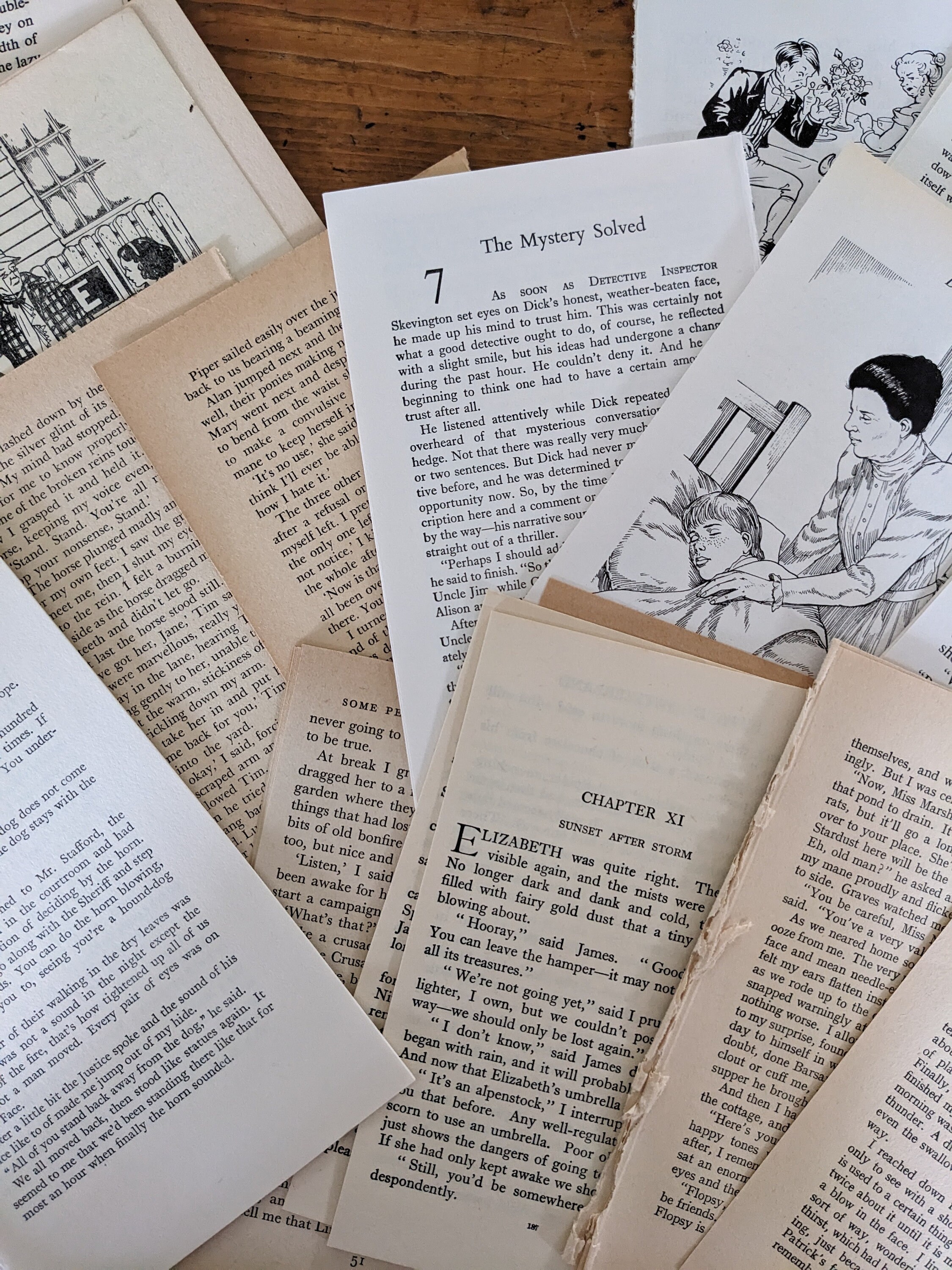 Vintage Book Page Ephemera Pack: 100 Pages for Junk Journals - Etsy ...