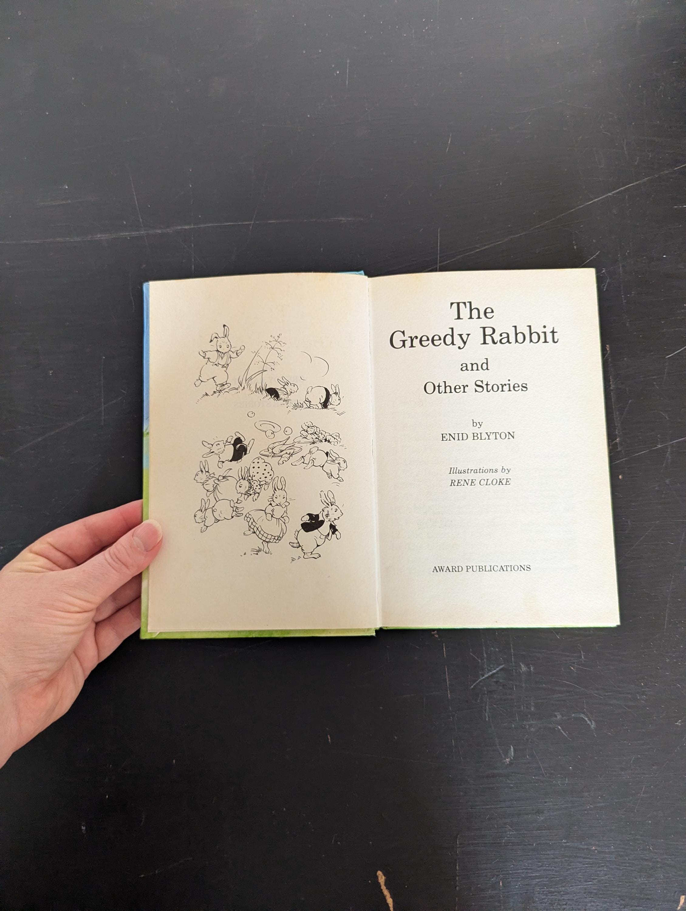 The Greedy Rabbit The Greedy Rabbit by Enid Blyton - Vintage Books Australia - Etsy Australia
