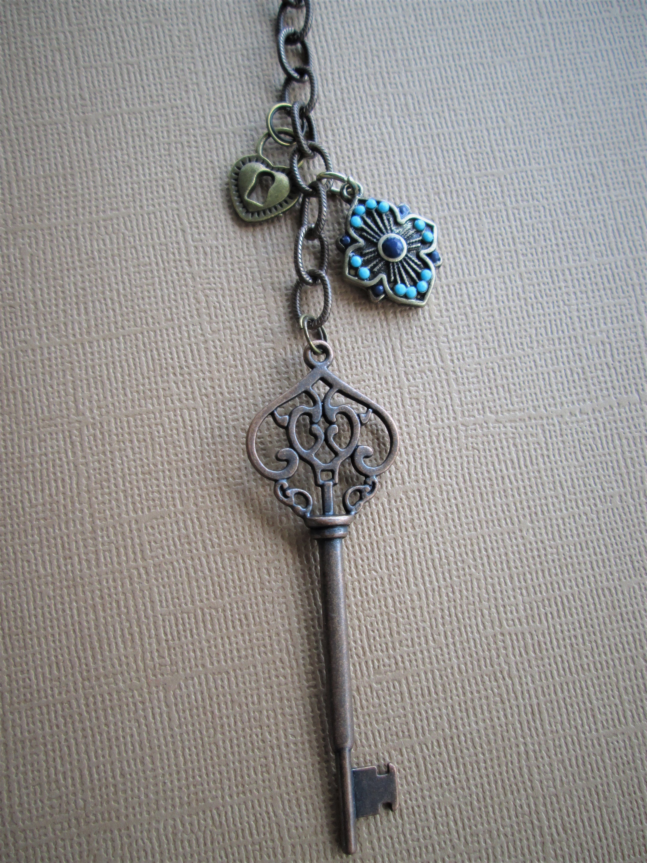 Hanging Charms. Rear View Mirror Charm Brass Key Car Bling Etsy Singapore