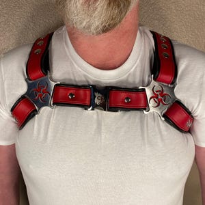 Biohazard Themed Bulldog Harness