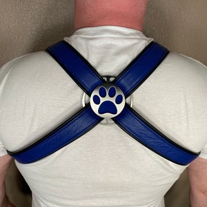 Puppy Themed Bulldog Harness Multiple Colors Available image 2