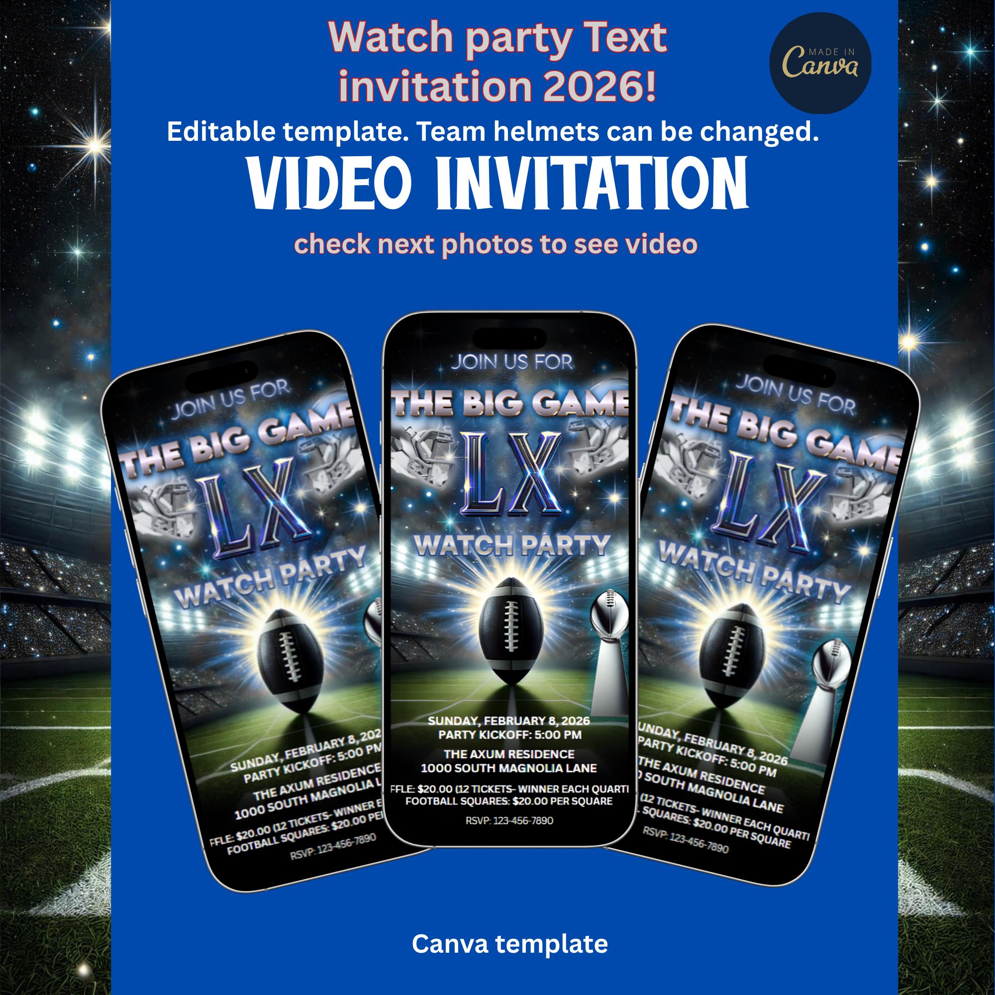 super bowl ticket template - etsy