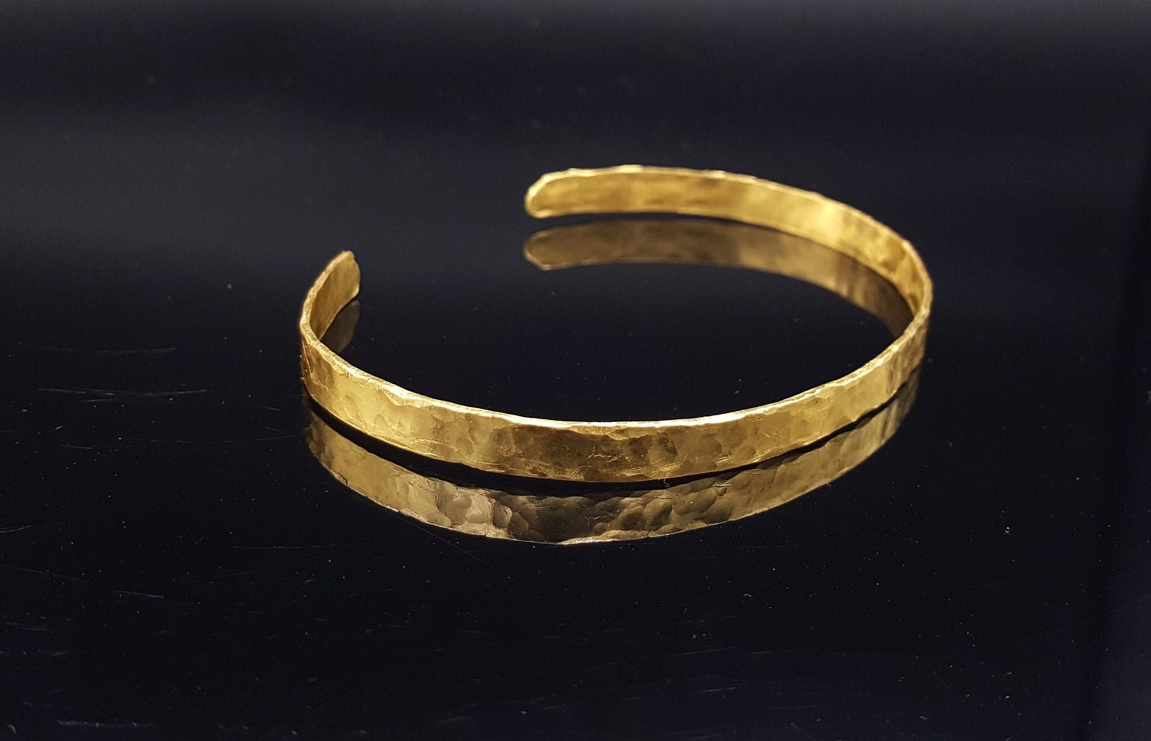 セール(SALE)開催中！ファッション通販 24k Solid Gold 24k - Bangle Gold 24k Bracelet Cuff Gold アクセサリー