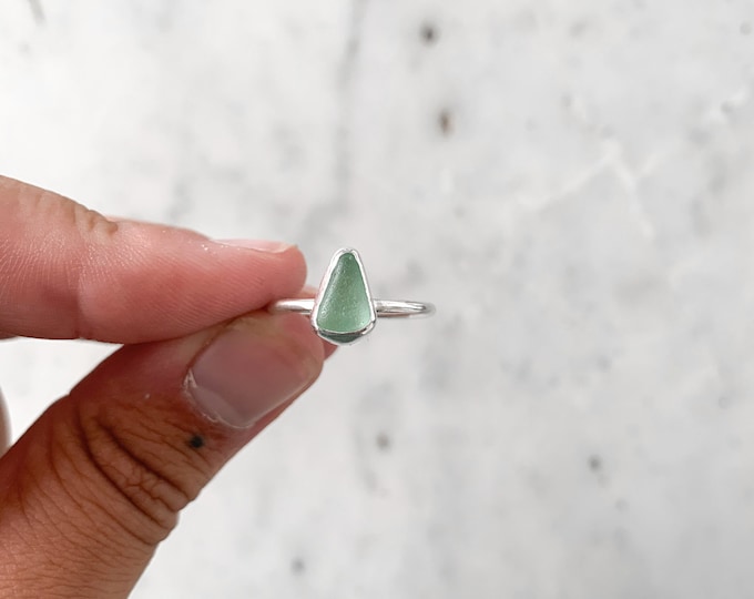 7 seaglass ring
