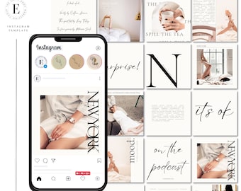 Instagram | Social Media | 18 Instagram Post | Instagram Template | Canva Template | Instagram Story | Canva Templates | Realtor Marketing