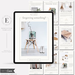 Email Marketing Template | Email Newsletter | Email Sequence | E-commerce Boutique | Small Business Email Template | Digital Download
