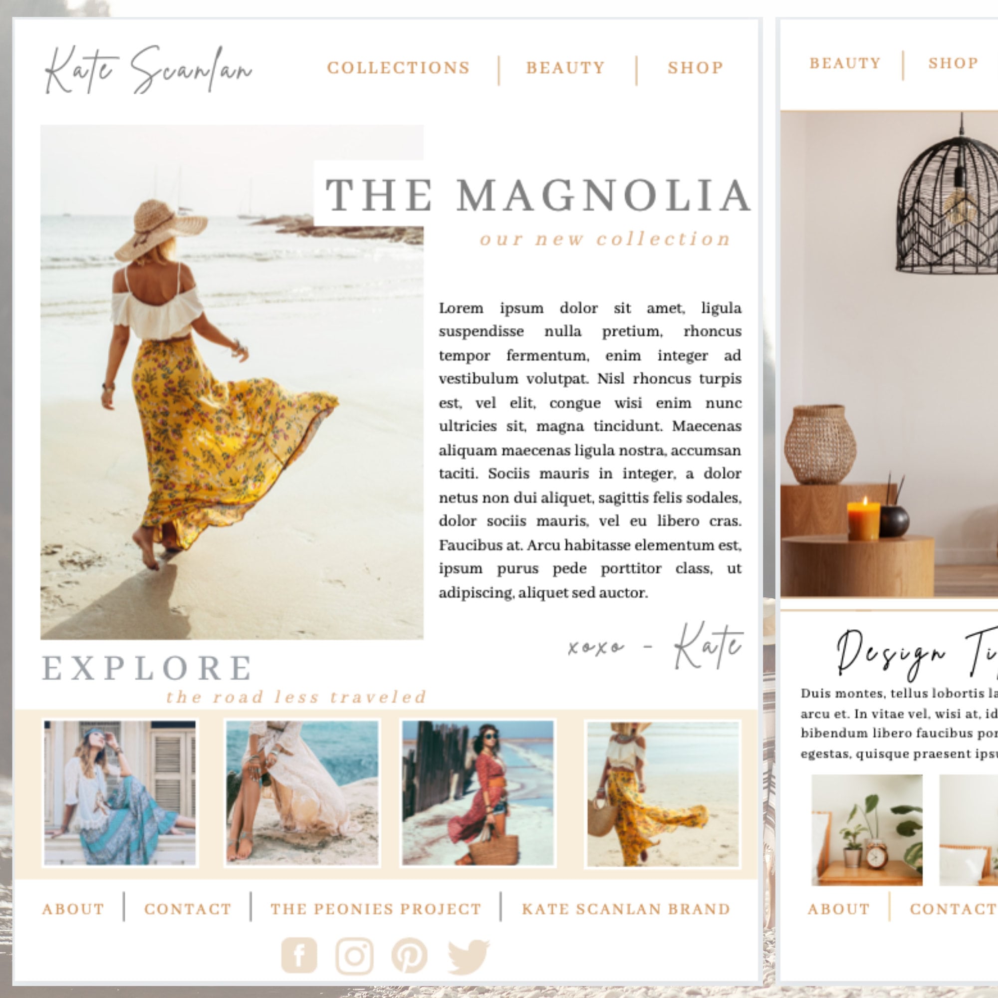 5 Page Digital Newsletter | Email Template | Email Newsletter Template ...