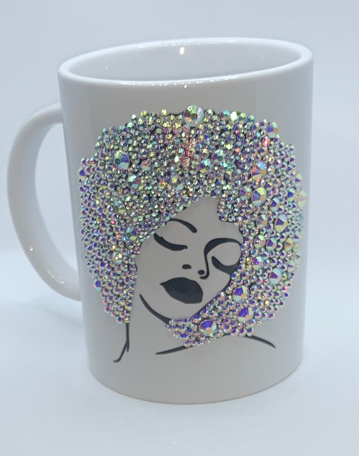 Afro Bling Coffee Mug Etsy