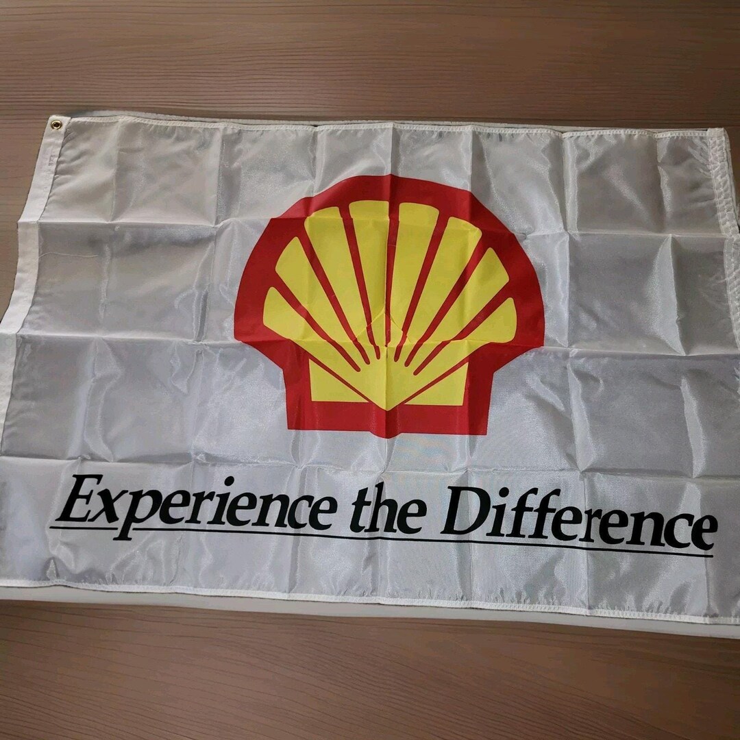 Shell Road Flags Rare Shell Experience the Oil Logo Flag Banner Garage Flag 2 1/2' X 3 1 ...