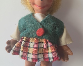 Vintage Mecki 1950s hedgehog 4.5"
