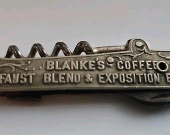 Antique C. F. Blanke Tea & Coffee Co. St Louis mo. Stanhope Viewer Pocket Knife