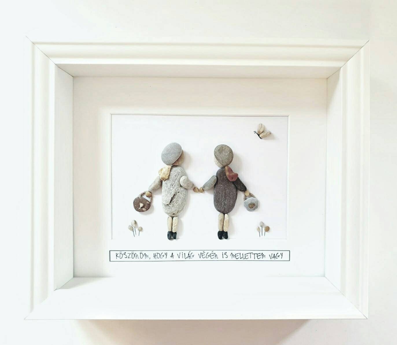 Handmade Pebble Art Best Friend Pebble Art Pebble Gifts Etsy