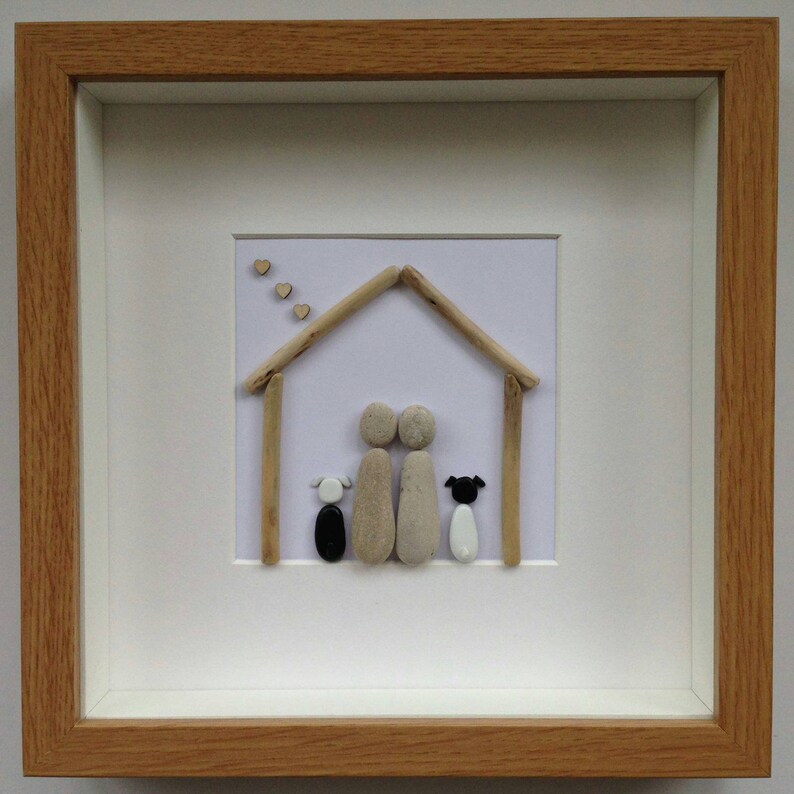 New Home Gift New Home Pebble Art Personalised Pebble Art Etsy UK