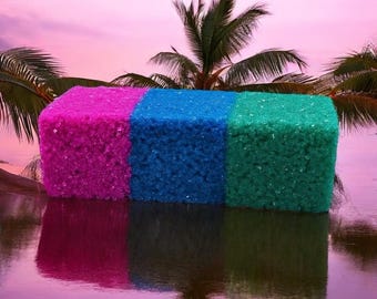 20 Bath Bomb Embed Bars -- Blue Lagoon