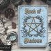 Book of Shadows Binder Cover Page, Printable Grimoire Title Page, Book ...