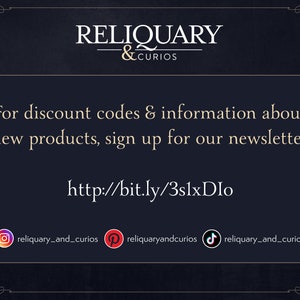 Sign up for discount codes and information about new products using the link http://bit.ly/3s1xDIo