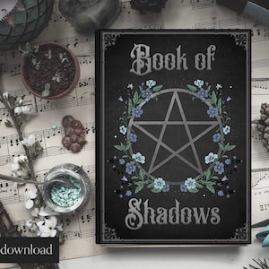 Book Of Shadows Printable Binder Cover