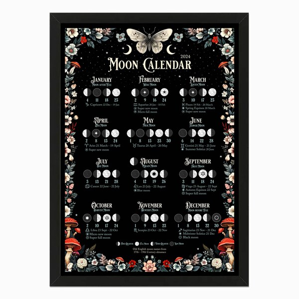 2024 Witch Calendars Etsy