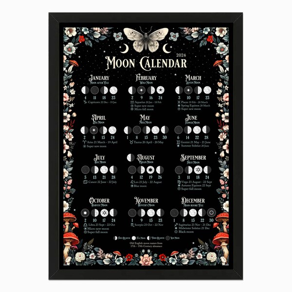 2024 Witch Calendars - Etsy