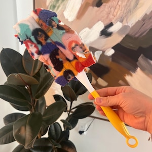 Beautiful Women - Reusable/Washable Swiffer Duster Replacement Head, zero-waste - 5 Layers (4 fleece, 1 microfiber)