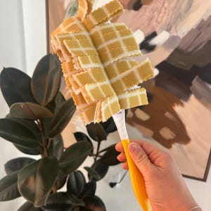 Yellow Grid - Reusable/Washable Swiffer Duster Replacement Head, zero-waste - 5 Layers (4 fleece, 1 microfiber)