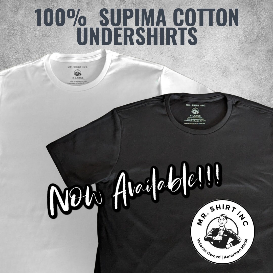 Men's 100% Supima Cotton - American Made - Crew T-shirt… - Etsy
