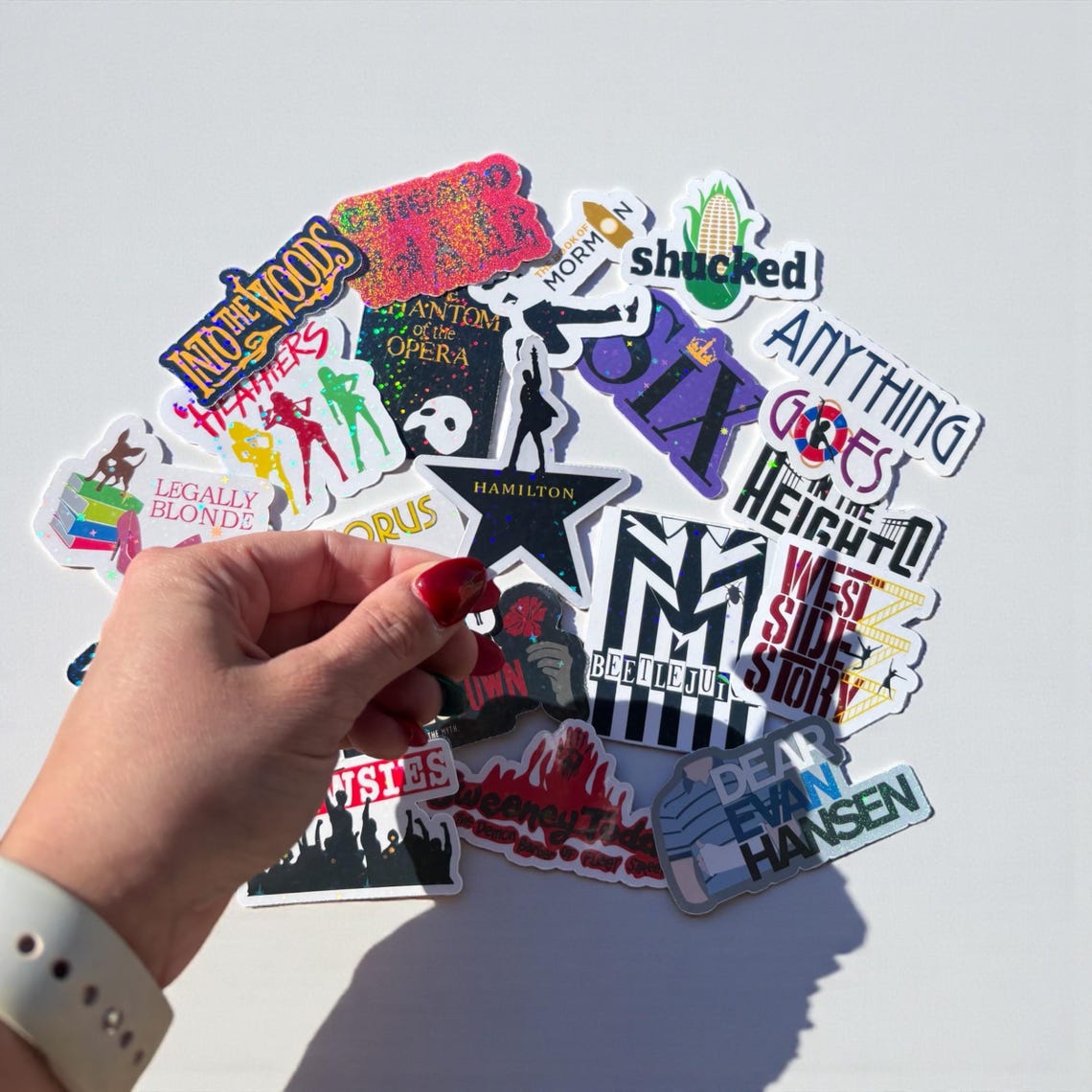 Broadway Musical Sticker Pack of 20 - Etsy