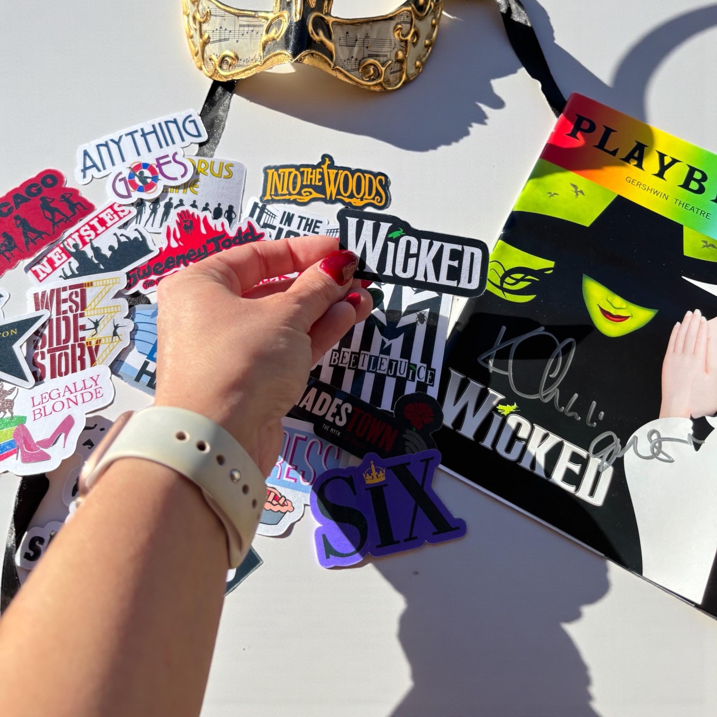 Pantomime Stickers Broadway Musical Sticker Pack of 20 - Etsy