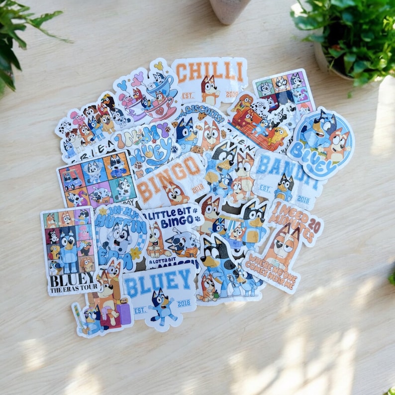 Bluey Sticker Pack of 20 - Etsy