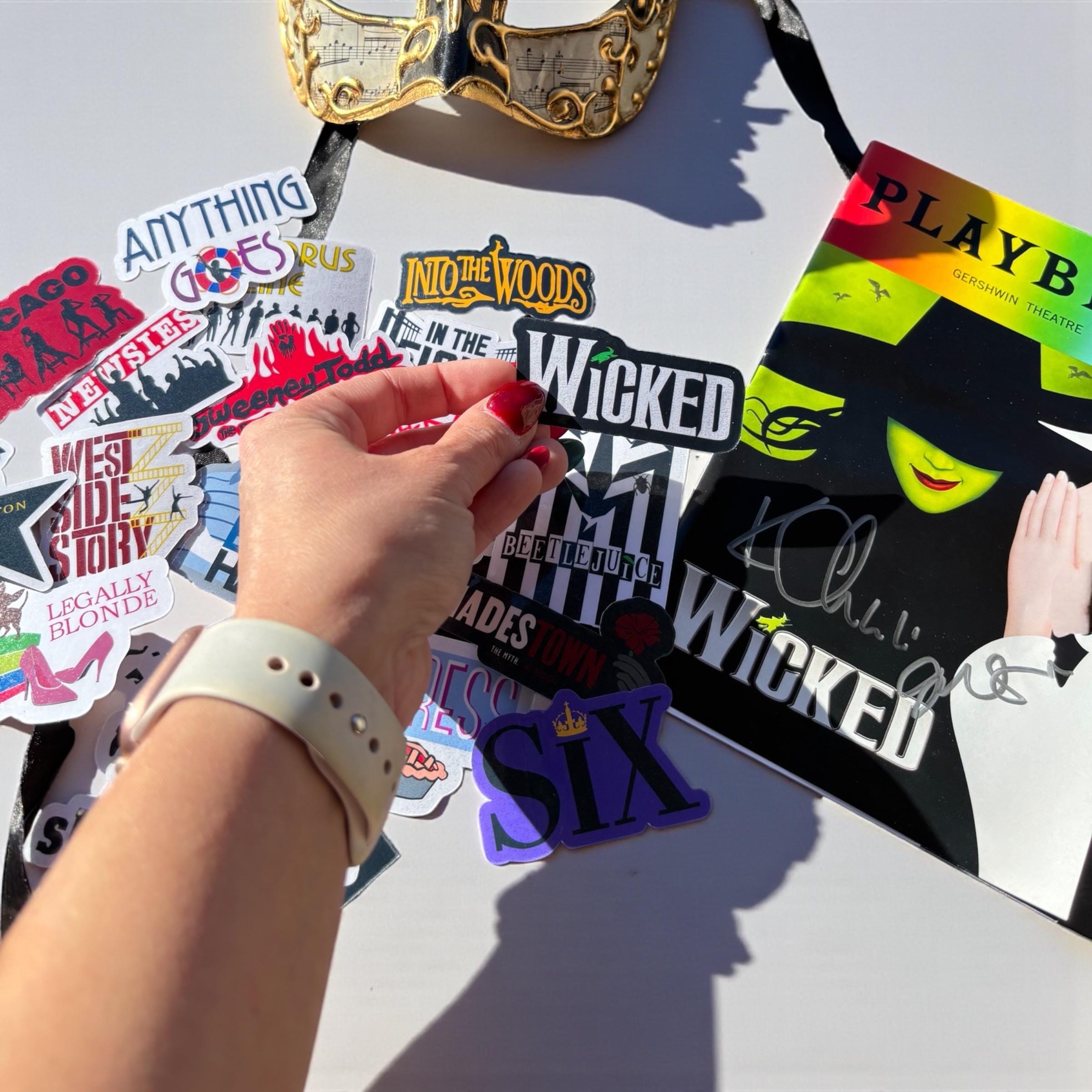Broadway Musical Sticker Pack of 20 - Etsy