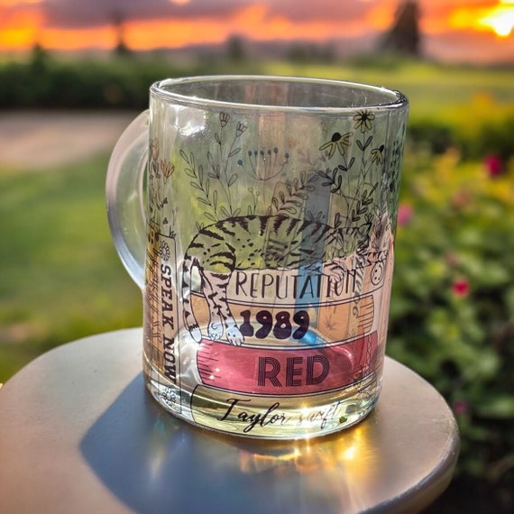 T-Swift Album Book Mug - 12oz