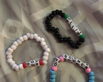 rave kandi bracelets words