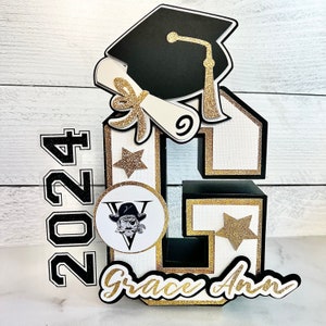 Deluxe Graduation Balloon Garland Kit Class of 2023, Graduation Party  Decorations, Black, White and Gold, Marble Balloon, Grad Party 