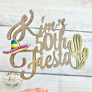 Fiesta Cake topper | Fiesta Birthday Decorations | Fiesta Centerpieces