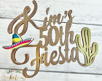 Fiesta Cake topper | Fiesta Birthday Decorations | Fiesta Centerpieces