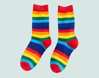 rainbow socks outfit