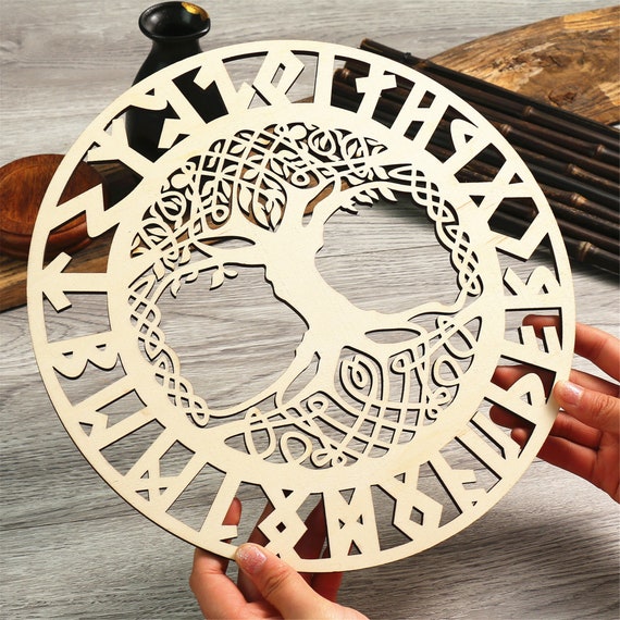 11.5'' Celtic Tree of Life Wall Art Wall Decor Nordic Etsy