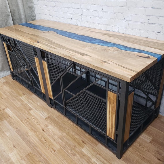 Remy XL Double Dog Kennel Furniture 