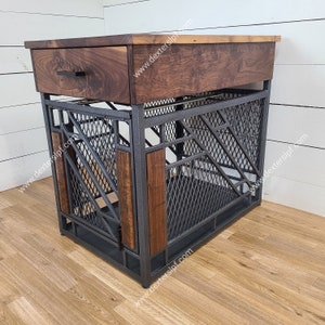 Remy Medium, Modern Dog Crate, Remy Medium, Dog Crate Furniture, Dog Crate Table, Dog Kennel Furniture, Dog Crate End Table,