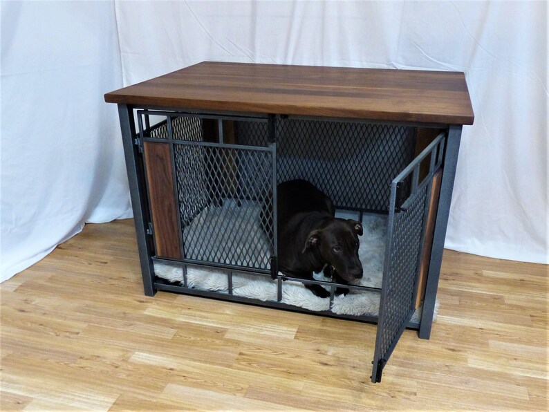 Raven XL Modern Dog Crate Dog Crate Furniture Dog Kennel Etsy
