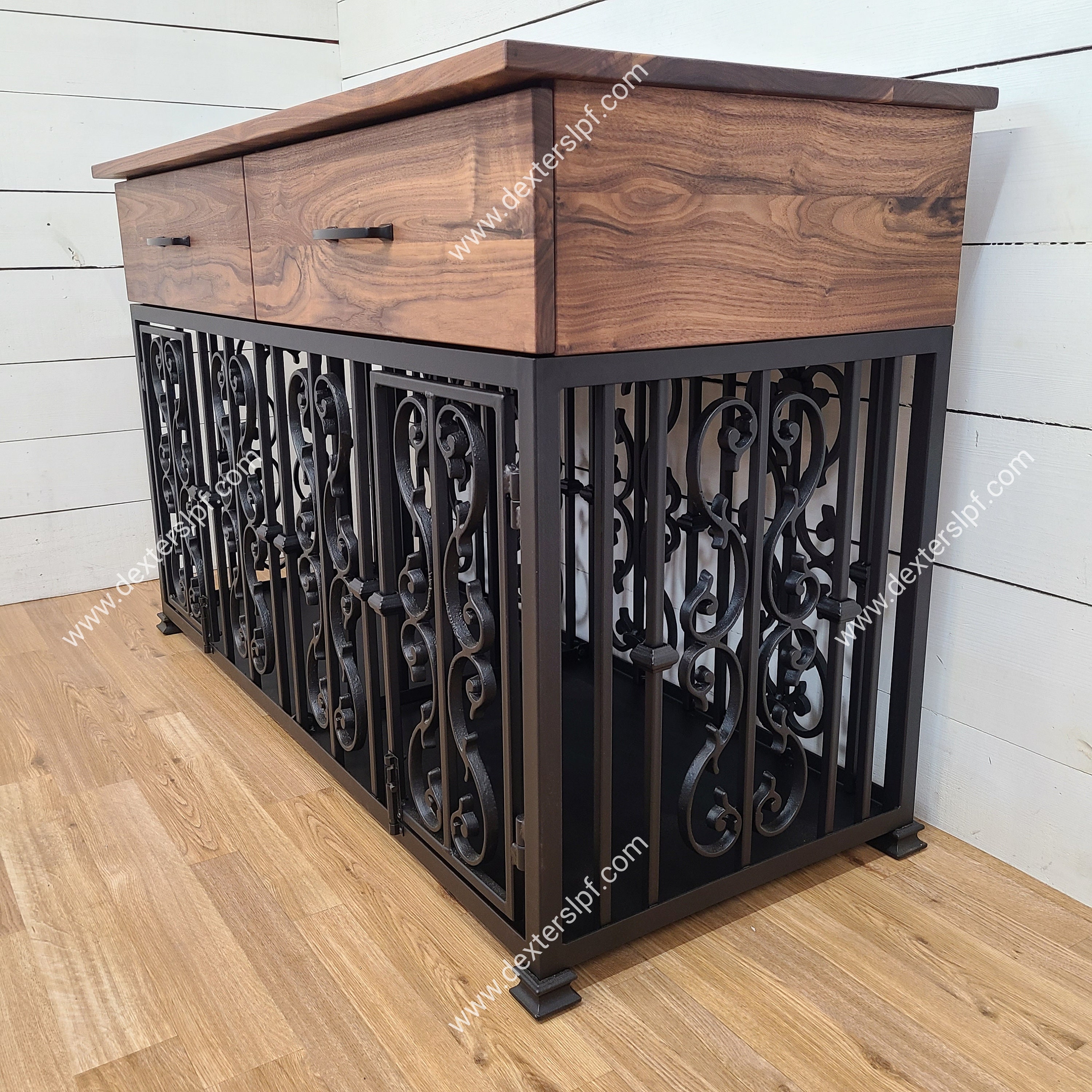 Pearl Small Double Dog Kennel Dog Crate Furniture Dog Kennel
