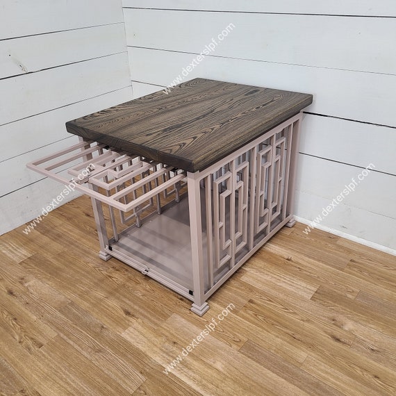 Layla Small Dog Crate Table Modern Pet Furniture Dog Crate Furniture Dog Kennel Furniture Dog Crate End Table Etsy Canada