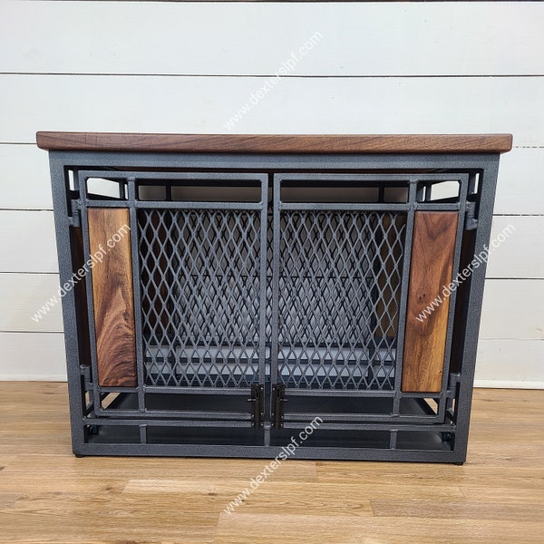 Curated visual reference: Gallery Detail: Dog Crate End Table