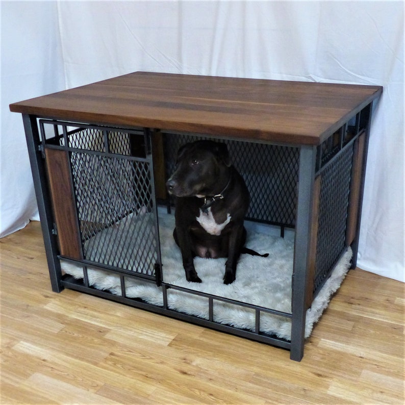 Raven XL Modern Dog Crate Dog Crate Furniture Dog Kennel Etsy
