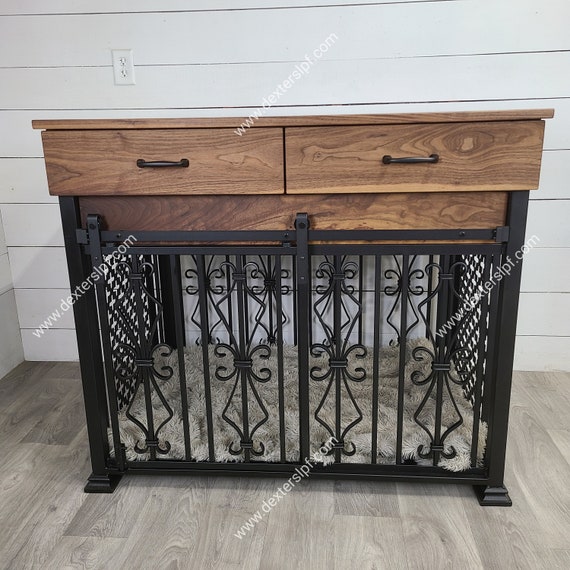 Ruby X large Dog Kennel With Sliding Door Luxury Dog Crate Dog Kennel Furniture Dog Crate End Table Dog Crate Furniture Etsy Canada