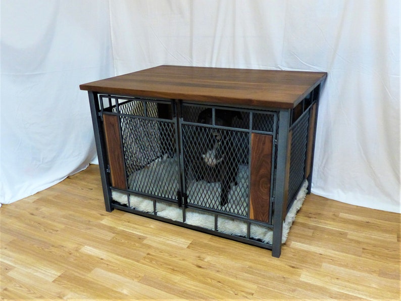 Raven XL Modern Dog Crate Dog Crate Furniture Dog Kennel Etsy
