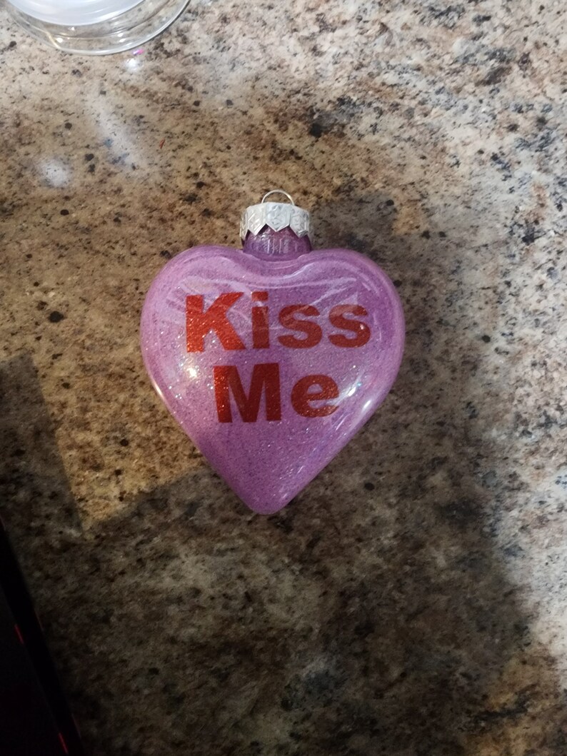 Candy Heart Ornaments Etsy