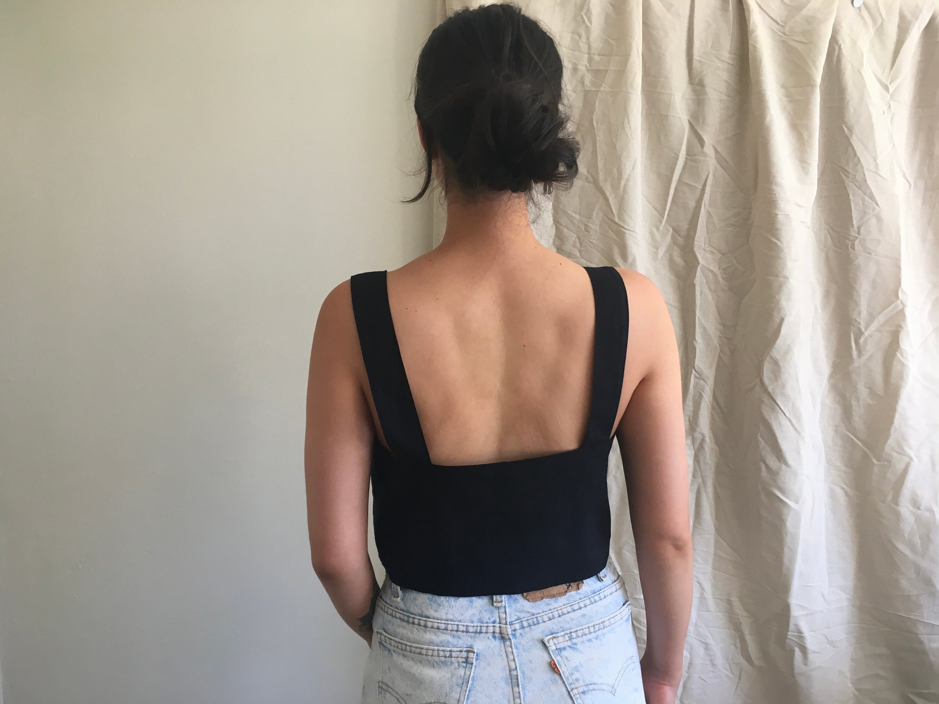 Taylor Crop Top Easy Sewing Pattern, Large Set: Sizes US8-12