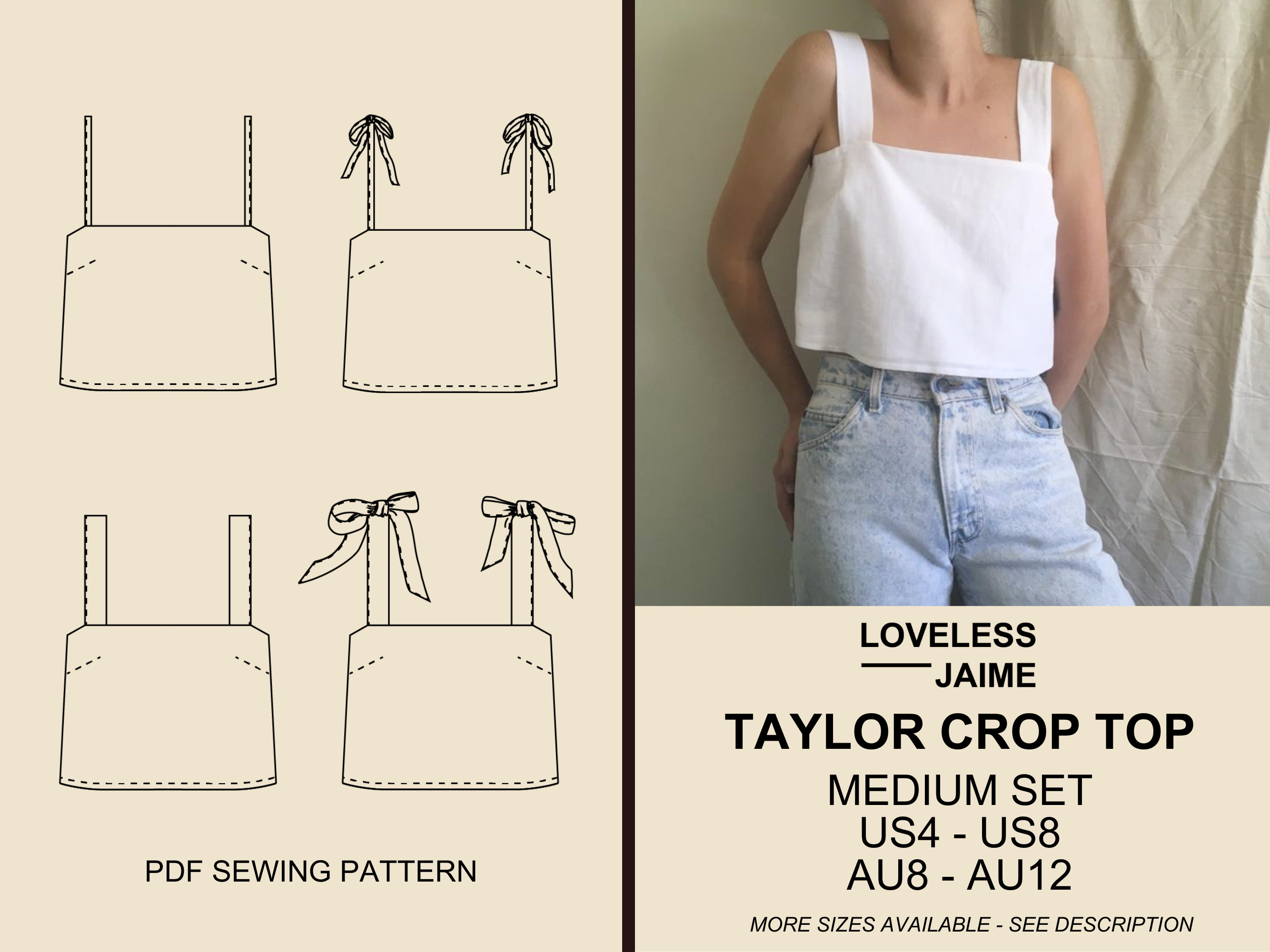 Cooper's Unisex Family Tank Top Sizes XXS to 5X Adults PDF Pattern