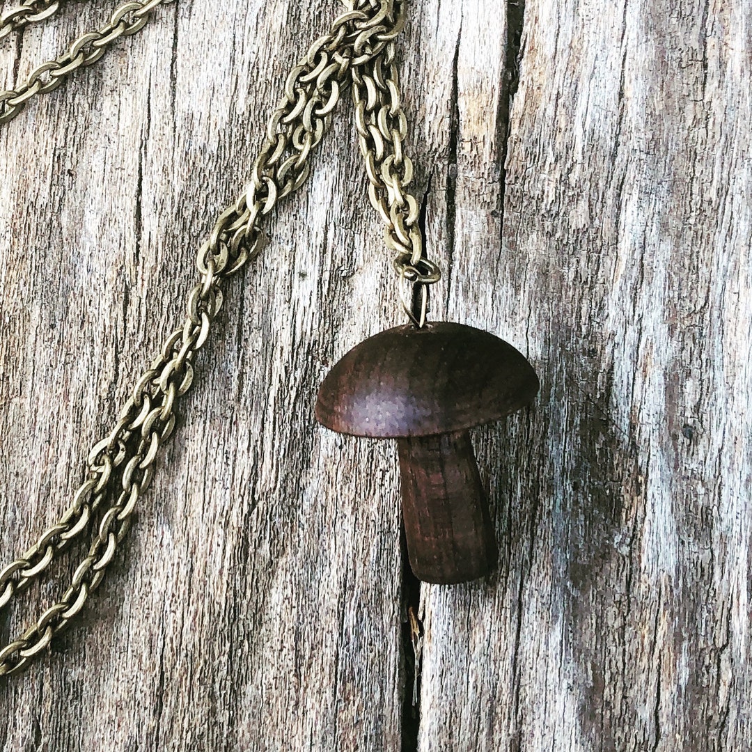 Collier pendentif champignon cadeau écologique bijoux Etsy France